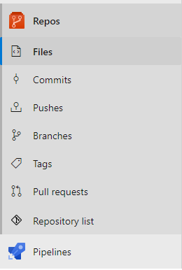 Repository option screenshot